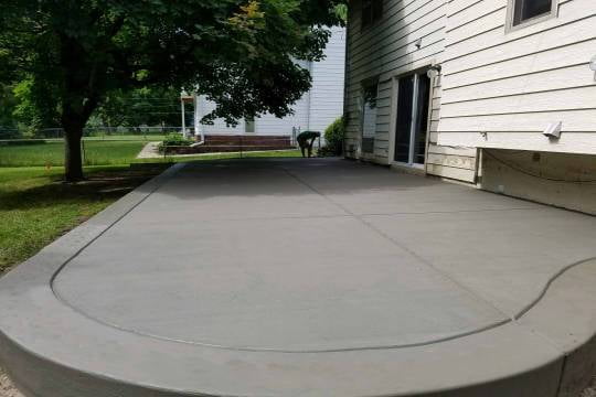 concrete patios service in Rockford
