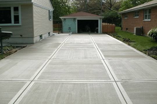 concrete driveway Rockford